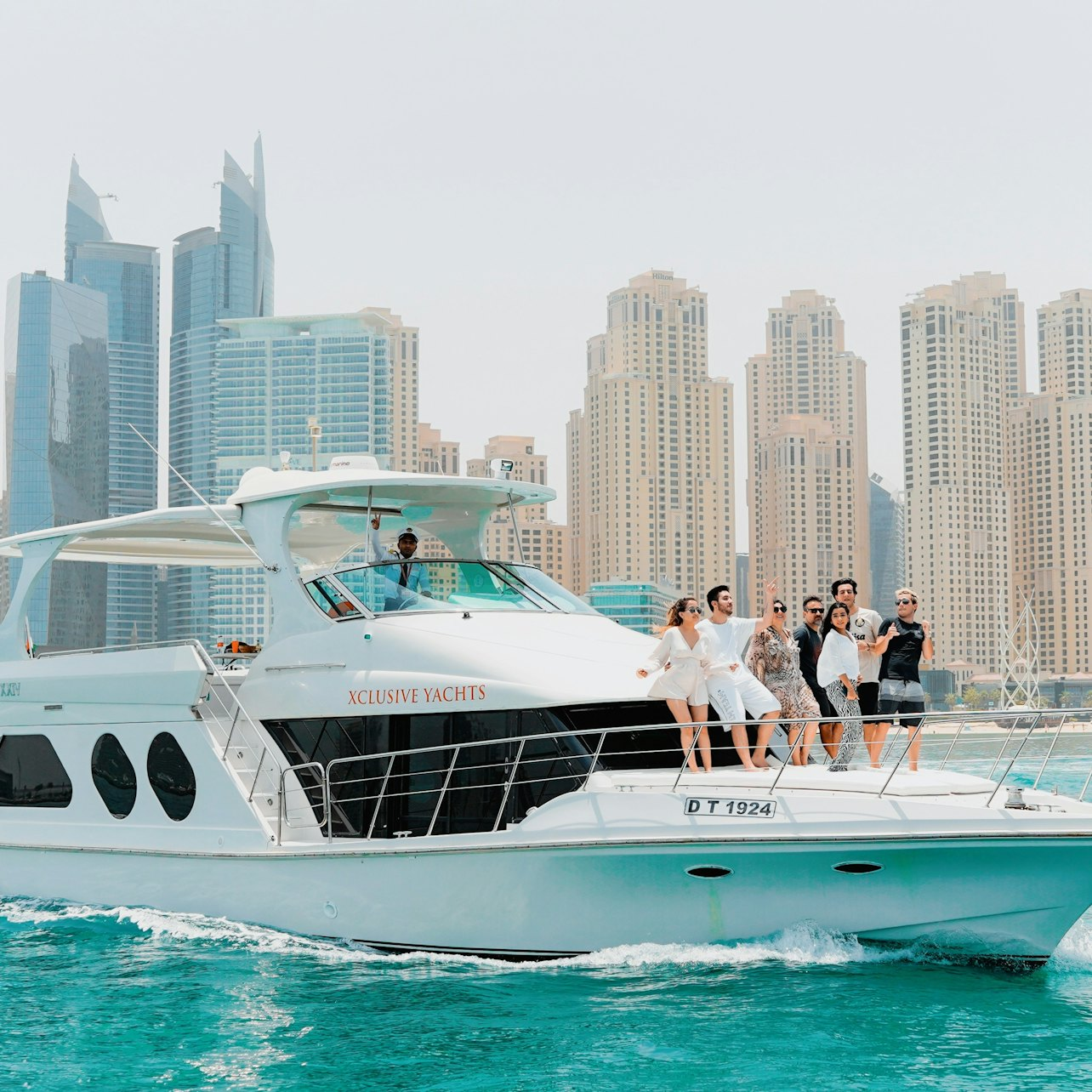 Sail through stunning Dubai taking in iconic landmarks like the Burj Al Arab and Atlantis. Enjoy refreshing drinks delicious food and great company on this unforgettable yacht adventure.